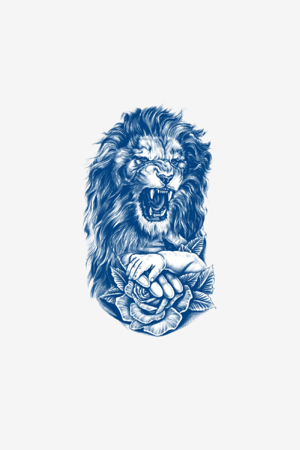 Tatuaje cu animale: leu, simbol al curajului, model semipermanent