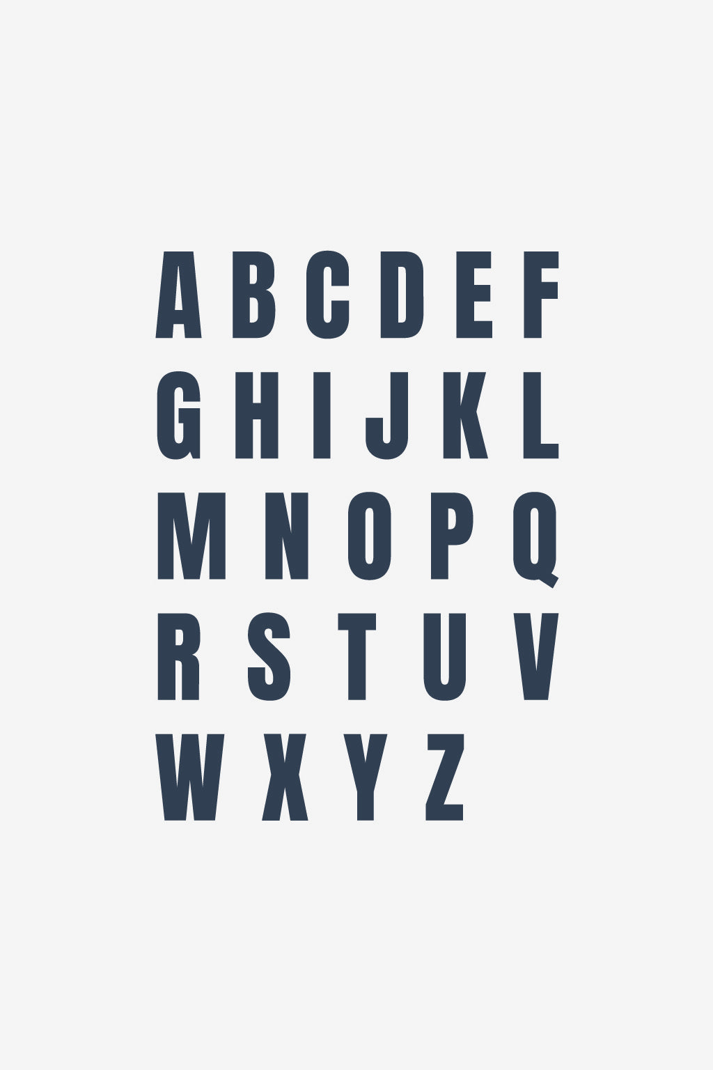 Alphabetical Order
